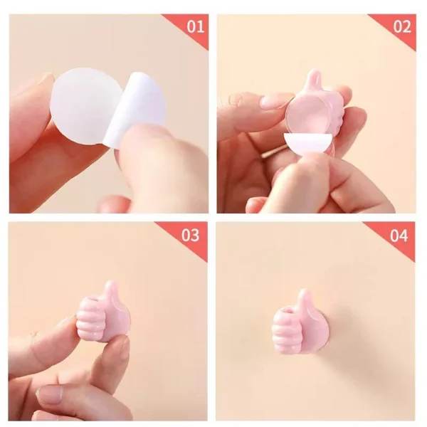 Silicon Thumb Wall Clips - Image 6